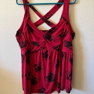 TORRID strappy dressy top, size 3